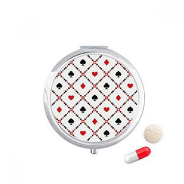 Imagem de Baralho de cartas de jogo, utensílios, estojo de comprimidos, bolso, caixa de armazenamento de medicamentos, dispensador de recipiente