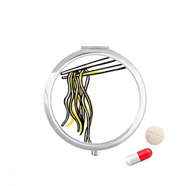 Imagem de Porta-comprimidos chineses chineses, macarrão, padrão tradicional, bolso para remédios