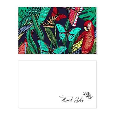 Imagem de Flor planta, folha, pássaro, borboleta, cartão de agradecimento, papel de aniversário, agradecimento de casamento