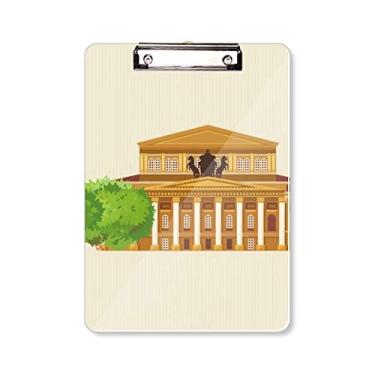 Imagem de Ilustration Russia Landmark National Symbol Prancheta Pasta Bloco de Escrita Placa de Apoio A4
