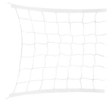 Imagem de Rede Vôlei Pangué 2 Lonas Algodão com Fio Branco Seda