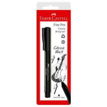Imagem de Caneta Fine Pen 0.4 Preta - Faber-Castell