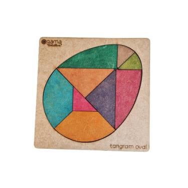 Imagem de Gama Criativa, Tangram Oval