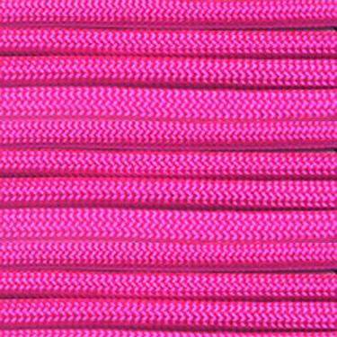Imagem de Pulseira de sobrevivência de paraquedista 3 em 1 com fivela e bússola de emergência – Disponível em e tamanhos de pulso 7, 8, 9 (rosa neon, 22,8 cm)