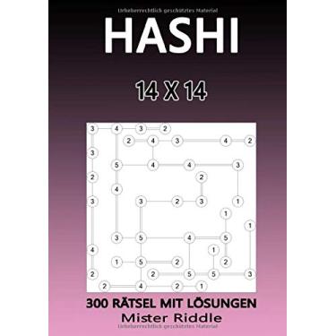 Imagem de HASHI 14 x 14 - 300 RÄTSEL MIT LÖSUNGEN