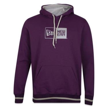 Imagem de Moletom Canguru New Era Basico Sazonal Duo Branded Bordô-Masculino