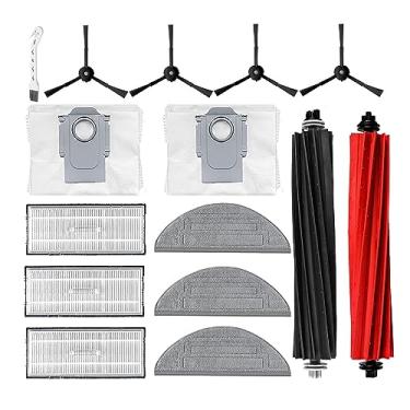 Imagem de Kit de acessórios para Roborock S8 Series: Peças de reposição compatíveis com Roborock S8 S8 + (S8 Plus) S8 Pro Ultra Robot Aspirador de pó, escovas principais, filtros de escovas laterais, almofadas