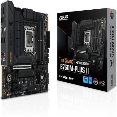 Imagem de Placa Mãe Asus TUF Gaming Para Intel LGA 1700 B760M-PLUS II 4xDDR5 mATX