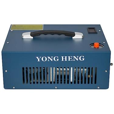 Imagem de YONGHENG PCP Compressor de ar, pistola de ar de pressão definida de 4500 psi com desligamento automático e bomba de tanque de paintball com separador de água/óleo 220 V