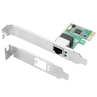 Imagem de YAODHAOD Adaptador de rede Gigabit Desktop PCI-e, adaptador PCIe 10/100/1000Mbit/s, interface PCIe de 32 bits, compatível com Windows Server Windows 11/10/8.1/8/7/XP/2000