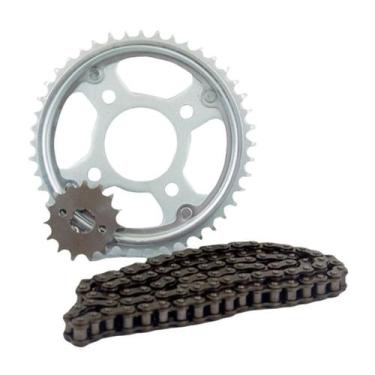 Imagem de Kit Transmissao para motos Yamaha Dafra Suzuki 125 Bis 125 - Sp. Repos