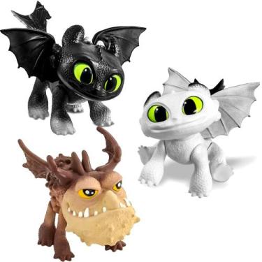 Imagem de Coleção 3 Bonecos Articulados Dawn Eclipse e Batatão como Treinar seu 