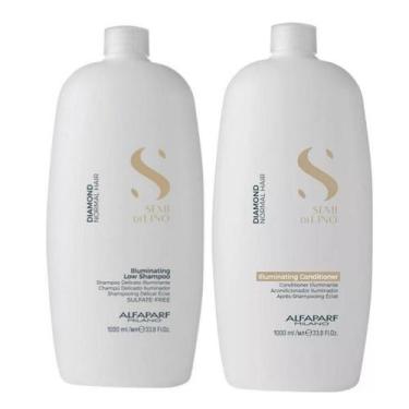 Imagem de Shampoo E Condicionador Alfaparf Semi Di Lino Diamond 1L