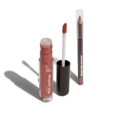 Imagem de Combo Lápis Contorno Labial Nudetis 1,1g + Gloss Labial Malvalex Dos S