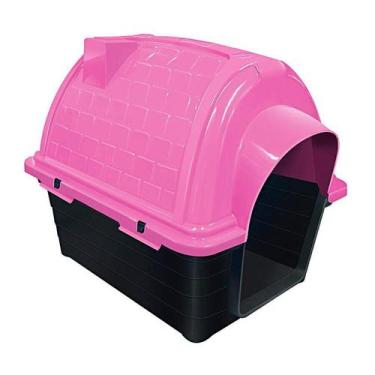 Imagem de Casa Iglu Furacão Pet Rosa para Cães - Tamanho 3