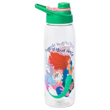 Imagem de Silver Buffalo Disney A Pequena Sereia do Filme Ariel A Parte do Seu Mundo Garrafa de água com tampa rosqueada, 800 ml