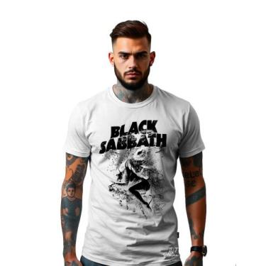 Imagem de Camiseta Banda Black Sabbath Heavy Metal Caveira Death Camisa 100% Alg