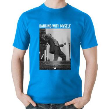 Imagem de Camiseta Algodão Dancing with myself - Foca na Moda, Azul, P