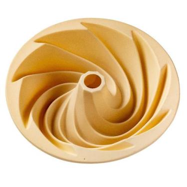 Imagem de Forma De Silicone - 24,5x24,5x7,8Cm - Colors Espiral - Bege - 1 unidad