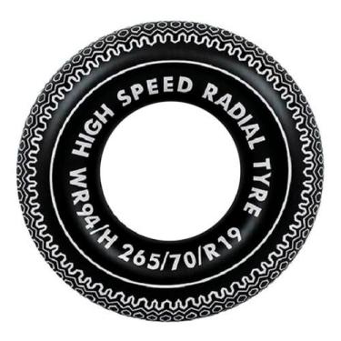 Imagem de Boia Inflável Circular Formato Pneu Adulto Infantil 90cm - ARK BRASIL,