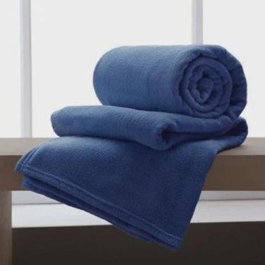 Imagem de Cobertor Manta Fleece Infantil Gigante Lisa Super Macia 1,50 X 1,00 An