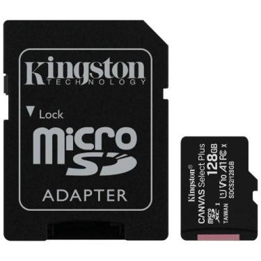 Imagem de Cartão de Memória 128GB Kingston SDCS2/128 Com Adaptador