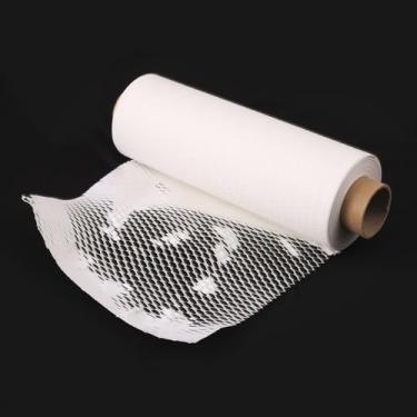 Imagem de Papel Kraft Colmeia Buzz REFIL 38cm x 50m Rende 80m Imballa, BRANCO