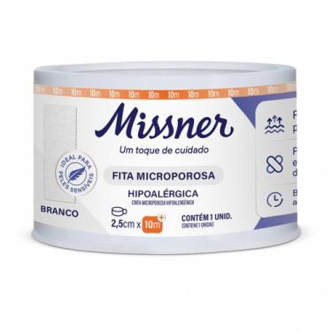 Imagem de Fita Cirúrgica Microporosa Branca 2,5cm X 10m - Missner