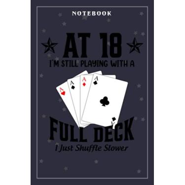 Imagem de Notebook Journal Funny 18th Birthday Gift - 18 Year Old Cards: Meeting, Goals, Work List, Financial,6x9 in, Happy, Goal, Life, Gym, Personal Budget