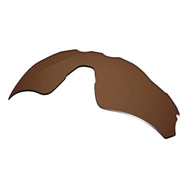 Imagem de Glintbay Lentes de óculos de sol de substituição 100% precisas para Oakley Radar EV Path, Marrom polarizado