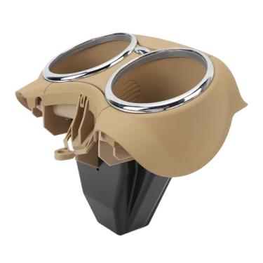 Imagem de Suporte de Copo Duplo 2196800414 Aparência Elegante Fácil Acesso Resistente Suporte de Copo Duplo para Class-C219 2007 a 2010 (Bege)
