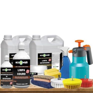 Imagem de Kit Produto Para Lavar A Seco Estofados Sofá Colchão Tapetes - Eco Was