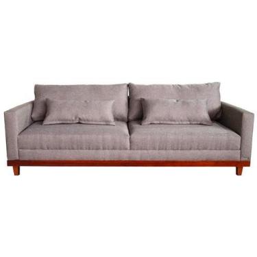 Imagem de Sofá London Sala/Recepção/Escritório 1,80cm - Novo Encanto, LIN.CINZA