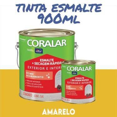 Imagem de Tinta Esmalte Sintético Coral Madeira e Metal 3,6 l e 900ml Coralar Ex