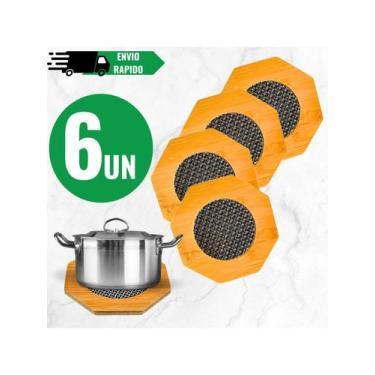 Imagem de KIT Descanso de panela  apoio de panela protetor de mesa Descanso de p