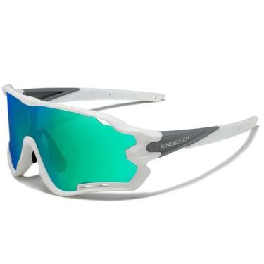 Imagem de Oculos de Sol Esportivo Unissex Ciclismo Bike Óculos Polarizado com Pr