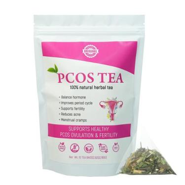 Imagem de Chá Laicuherb para SOP (PCOS) com Hortelã - 10 Sachês para Equilíbrio 