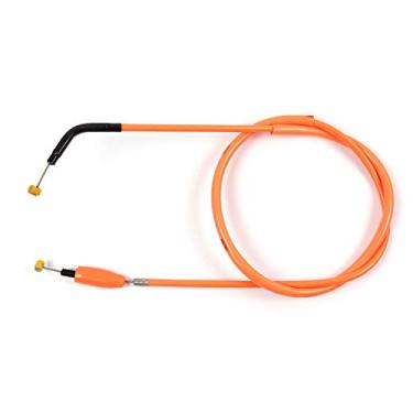 Imagem de Cabo de embreagem para Suzuki GSXR 600 750 2006-2007 linha de fio inoxidável e acessórios de reposição de motocicleta de borracha peças laranja