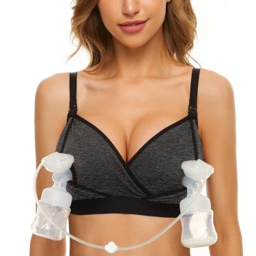 Imagem de Sutiã Pumping pump pump Hands Free Ajustável Cinza