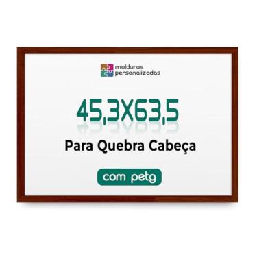 Imagem de Moldura 45,3x63,5 para Quebra Cabeça Grow Puzzle com Proteção Petg (Chão de Barro)