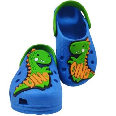 Imagem de Babuche Infantil Menino Crocodilo Anatômico Flexível e Leve - Dulupe C