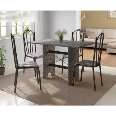 Imagem de Conjunto pietra cr preto - base 1064 c/ 6 cad 021 tp granito 1,20 ass pará- Straso