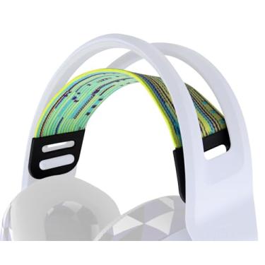 Imagem de SOULWIT Substituição de Faixa de Cabeça em Tecido Flexível para Logitech G733/G535/G335 Headset de Jogos, Faixa de Cabeça para Fones de Ouvido, Almofada de Suporte de Cabeça, Peça de Reparo - Amarelo