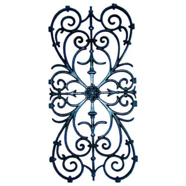 Imagem de Grade De Ferro Fundido Ramada Grande Sacada Varanda 74X37Cm