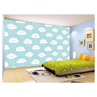 Imagem de Papel De Parede 3D Infantil Nuvens Babê Baby 3,5M Azs306 - Você Decora