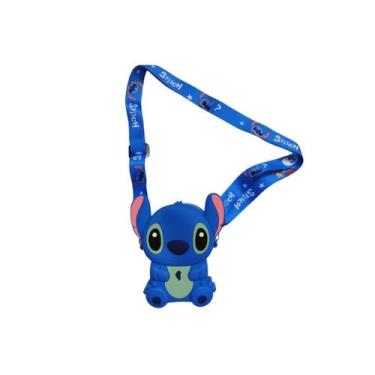 Imagem de Bolsa Infantil Stitch em Material Emborrachado  Leve e Charmosa para C