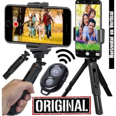 Imagem de Estabilizador Portátil Para Celular Apoio Câmera Tripé Universal Contr