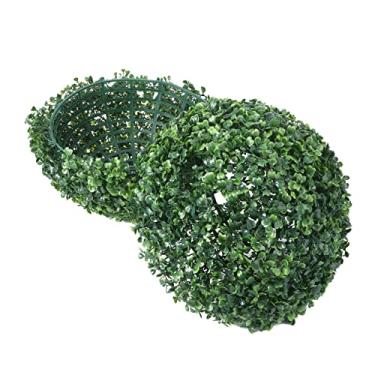 Imagem de CHILDWEET 1 bola de grama artificial para decoração de bolas de grama artificiais, bola de planta sintética