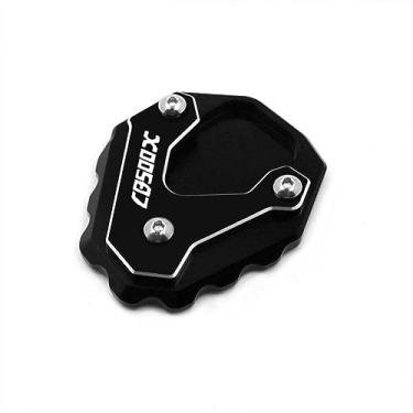 Imagem de Acessórios para motocicletas Placa de extensão para descanso lateral, placa ampliadora, suporte para descanso lateral, para CB500X CB 500X CB500 X 2013-2023