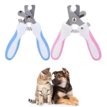 Imagem de Alicates de Unhas para Cães e Gatos: Kit com 2 Peças - M-Studio, Azul